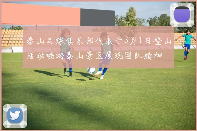泰山足球俱乐部代表于3月1日登山活动畅游泰山景区展现团队精神